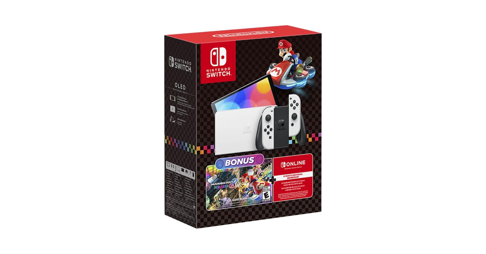ニンテンドーSwitch Nintendo Switch Gray Console with Mario Strikers: Battle